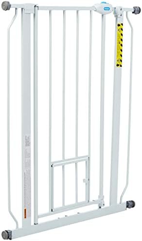 Extra tall white metal walk through gate — photo 4