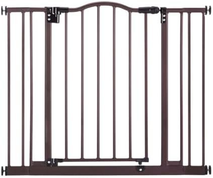Windsor Arch Matte Bronze Steel Pet Gate