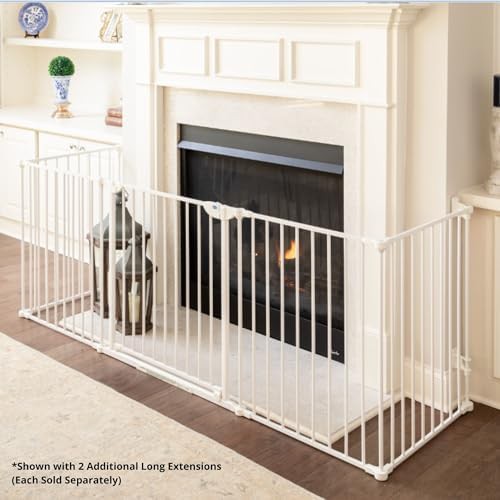 Customizable white walk through safety gate — photo 3