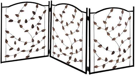 Leaf design metal pet gate — photo 3