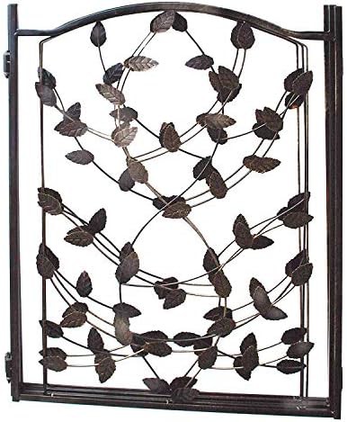 Leaf design metal pet gate — photo 4