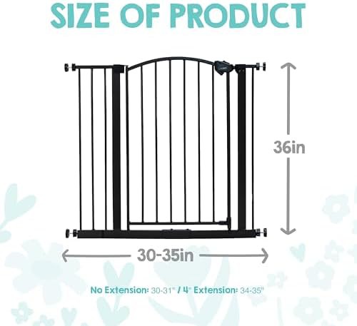 Extra tall arch top safety gate — photo 3