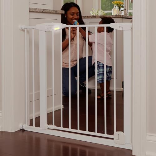 Bright Choice White Gate with Glow Handle