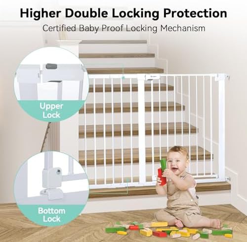 Extra tall baby gate for stairs and wide openings — photo 4