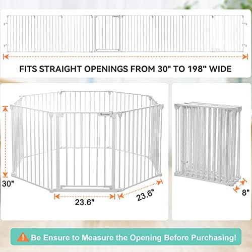 Extra long hardware mounted safety play yard — photo 5