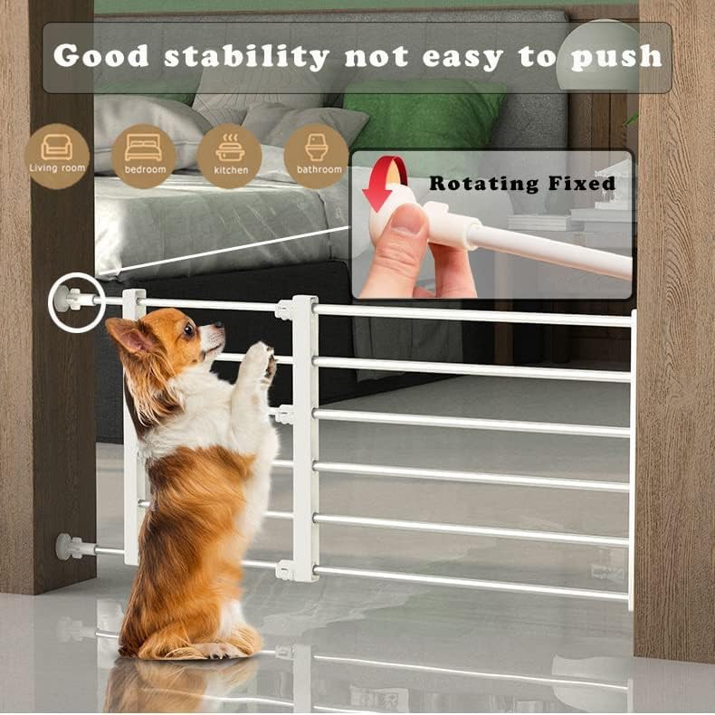 Short white step over pet gate — photo 3