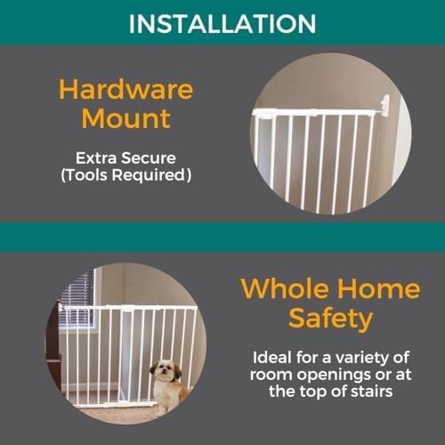 ClearPath Wide Hardware Mounted Staircase Gate — photo 4
