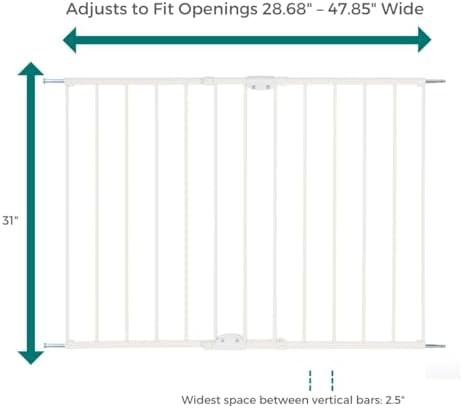 ClearPath Wide Hardware Mounted Staircase Gate — photo 5
