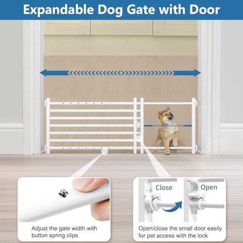 Metal step over puppy gate for stairs — photo 4