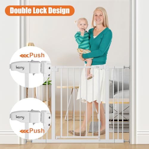 Compact auto close safety gate for stairs — photo 4
