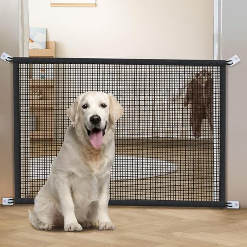 Portable mesh screen gate for stairs and doorways — photo 4