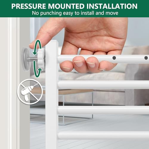 Extra wide pressure mount short pet gate — photo 4
