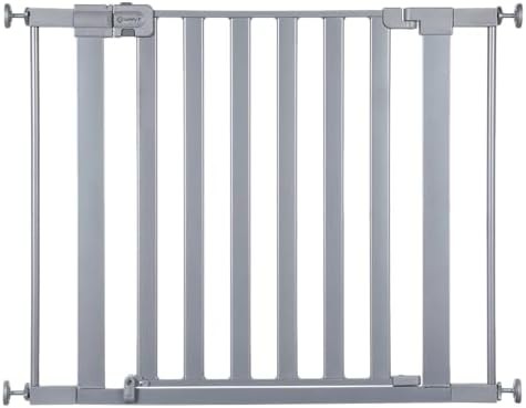 Silver lift adjustable walk through gate