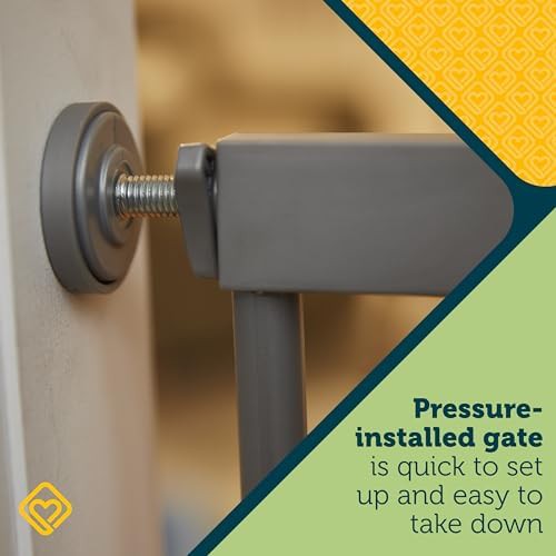 Silver lift adjustable walk through gate — photo 3