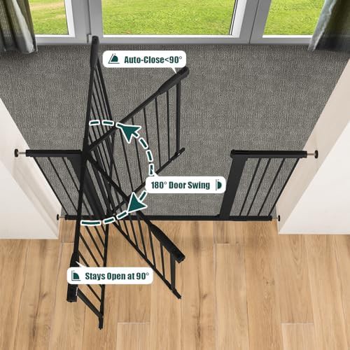 Standard width auto close gate for doorways — photo 4