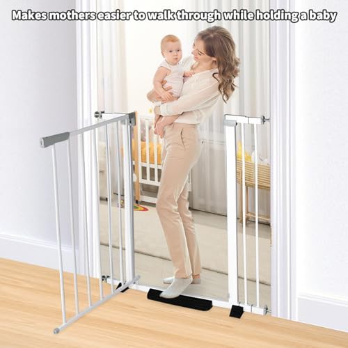 Extra tall metal gate with auto close — photo 4