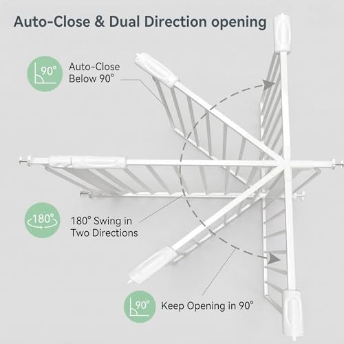 Large dog pressure mount white gate — photo 4