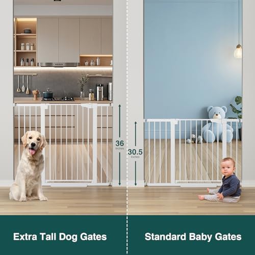 Extra Tall Walk Through White Safety Gate — photo 3