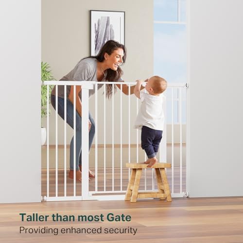 Extra Tall Walk Through White Safety Gate — photo 4