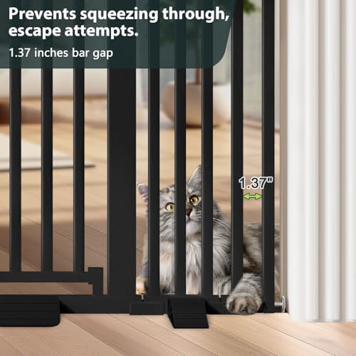 Extra tall black cat gate barrier — photo 4