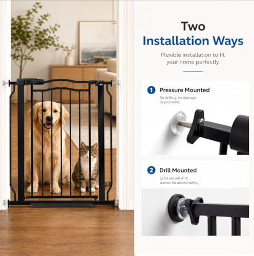 Extra wide pressure mounted metal baby gate — photo 5