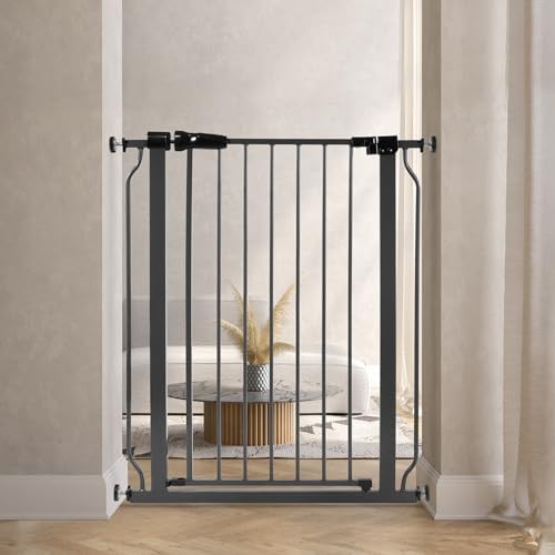 Graphite tall extra wide mesh gate