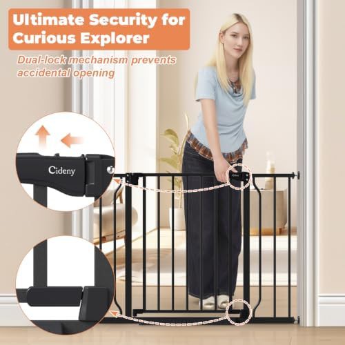 Wide Auto Close Stair Gate 40 in — photo 3