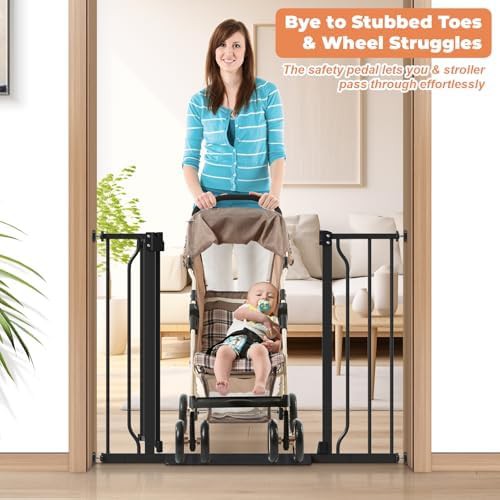 Wide Auto Close Stair Gate 40 in — photo 5
