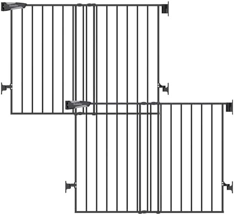 Black No Bottom Bar Hardware Gate