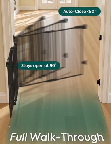 Black No Bottom Bar Hardware Gate — photo 4