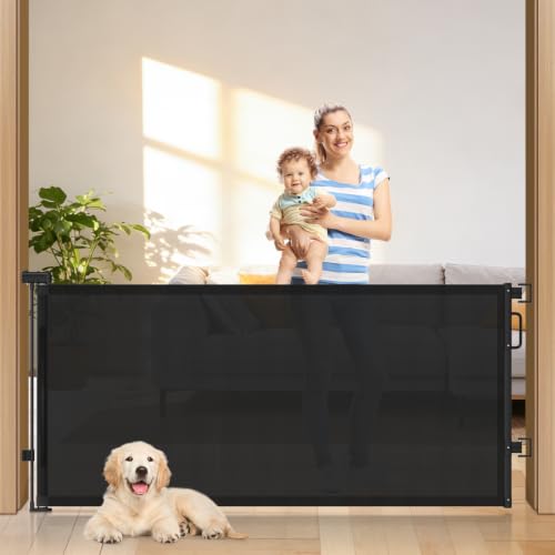 78" Retractable Extra Wide Baby Gates for Stairs