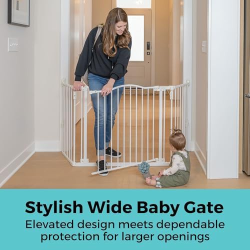 Deluxe Decor Extra Wide Metal Safety Gate — photo 3