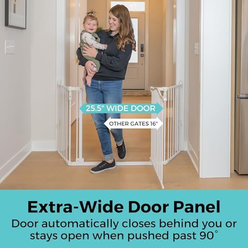 Deluxe Decor Extra Wide Metal Safety Gate — photo 4