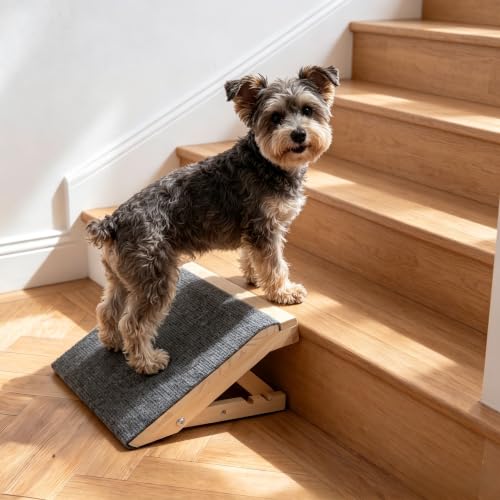 Adjustable Wooden Dog Stair Ramp