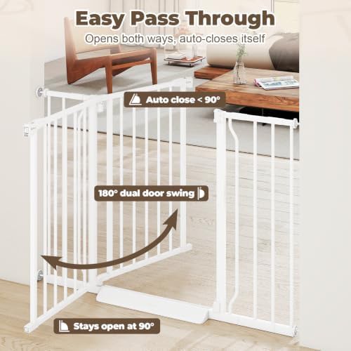 Extended Wide Indoor Pet Gate 45 in — photo 3