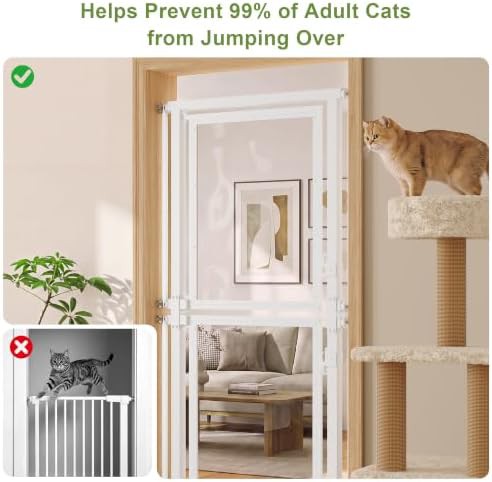 Extra tall clear acrylic cat safety gate — photo 3