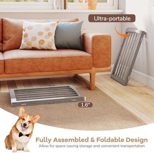 Freestanding foldable extra wide dog gate — photo 4